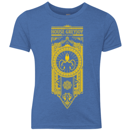 T-Shirts Vintage Royal / YXS House Greyjoy Youth Triblend T-Shirt