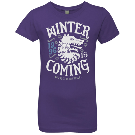 T-Shirts Purple Rush / YXS House in the North Girls Premium T-Shirt