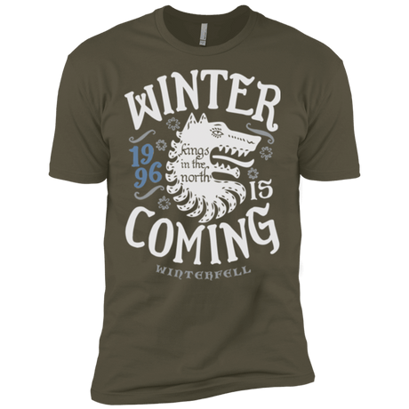 T-Shirts Military Green / X-Small House in the North Men's Premium T-Shirt