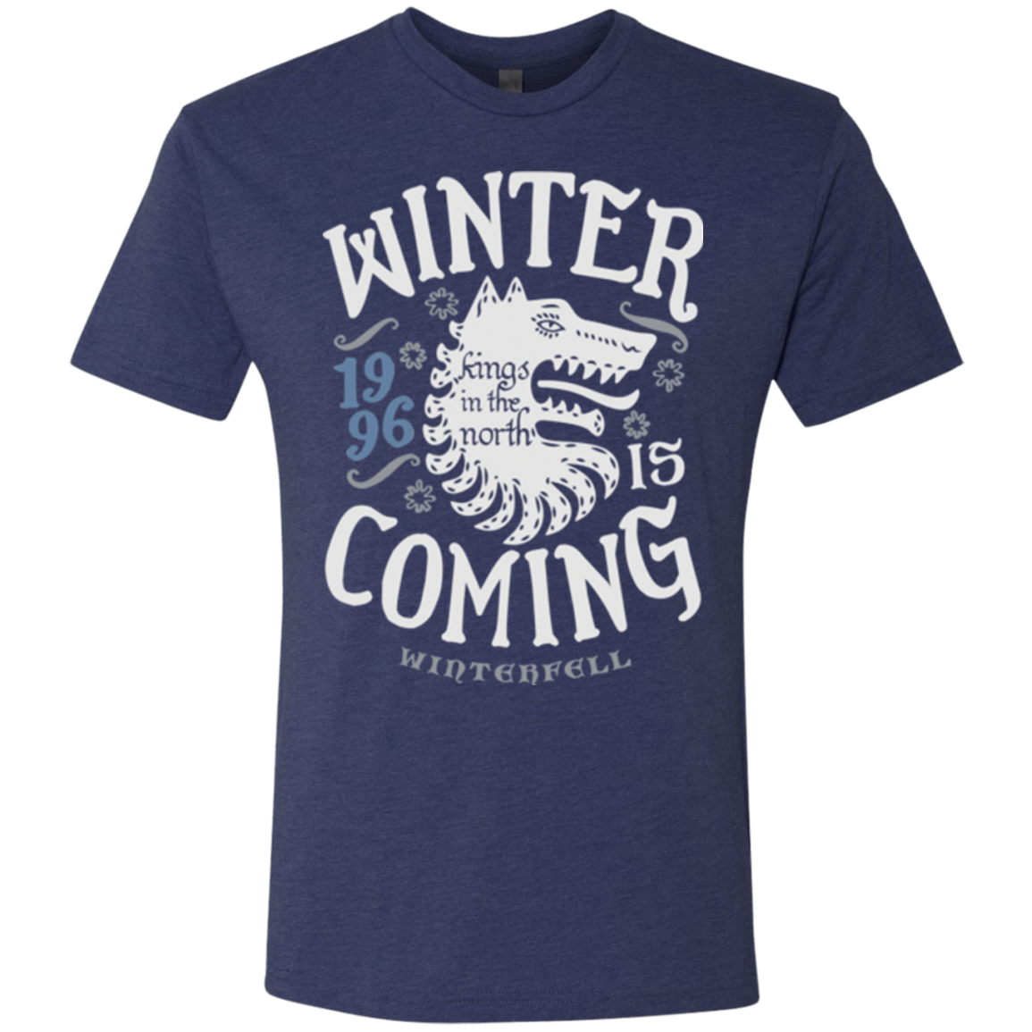 T-Shirts Vintage Navy / Small House in the North Men's Triblend T-Shirt