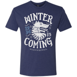 T-Shirts Vintage Navy / Small House in the North Men's Triblend T-Shirt