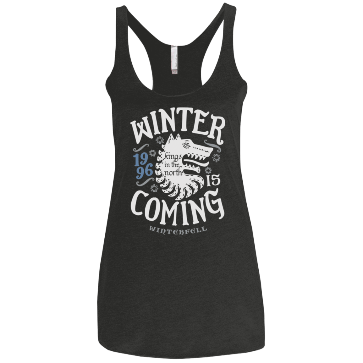 T-Shirts Vintage Black / X-Small House in the North Women's Triblend Racerback Tank