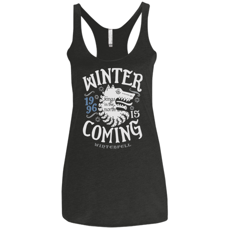 T-Shirts Vintage Black / X-Small House in the North Women's Triblend Racerback Tank