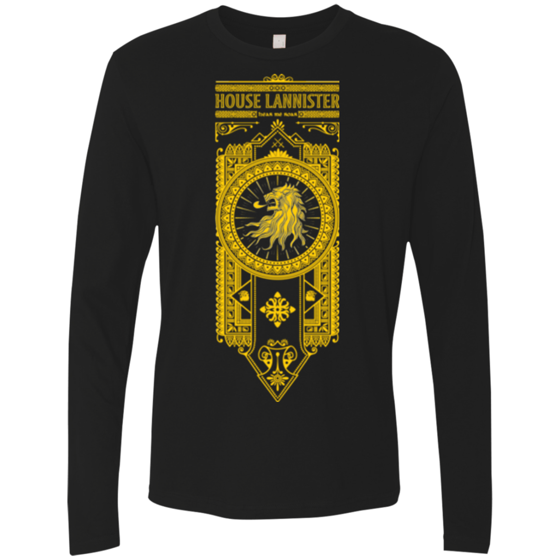 T-Shirts Black / Small House Lannister (1) Men's Premium Long Sleeve