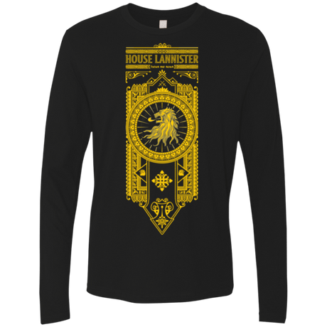 T-Shirts Black / Small House Lannister (1) Men's Premium Long Sleeve