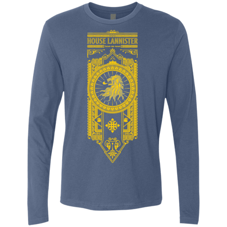 T-Shirts Indigo / Small House Lannister (1) Men's Premium Long Sleeve