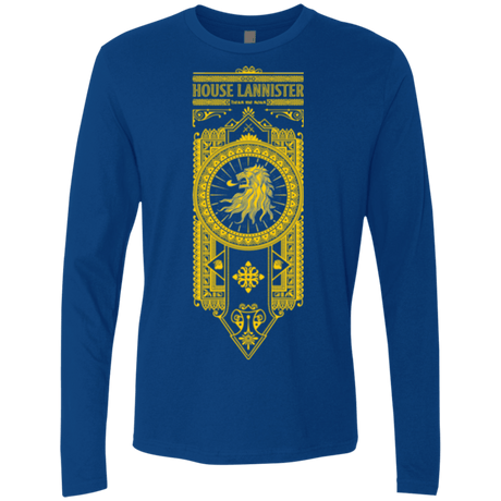 T-Shirts Royal / Small House Lannister (1) Men's Premium Long Sleeve