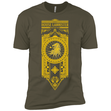 T-Shirts Military Green / X-Small House Lannister (1) Men's Premium T-Shirt