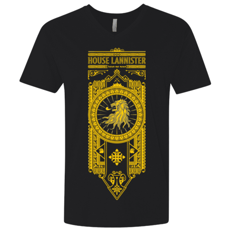 T-Shirts Black / X-Small House Lannister (1) Men's Premium V-Neck