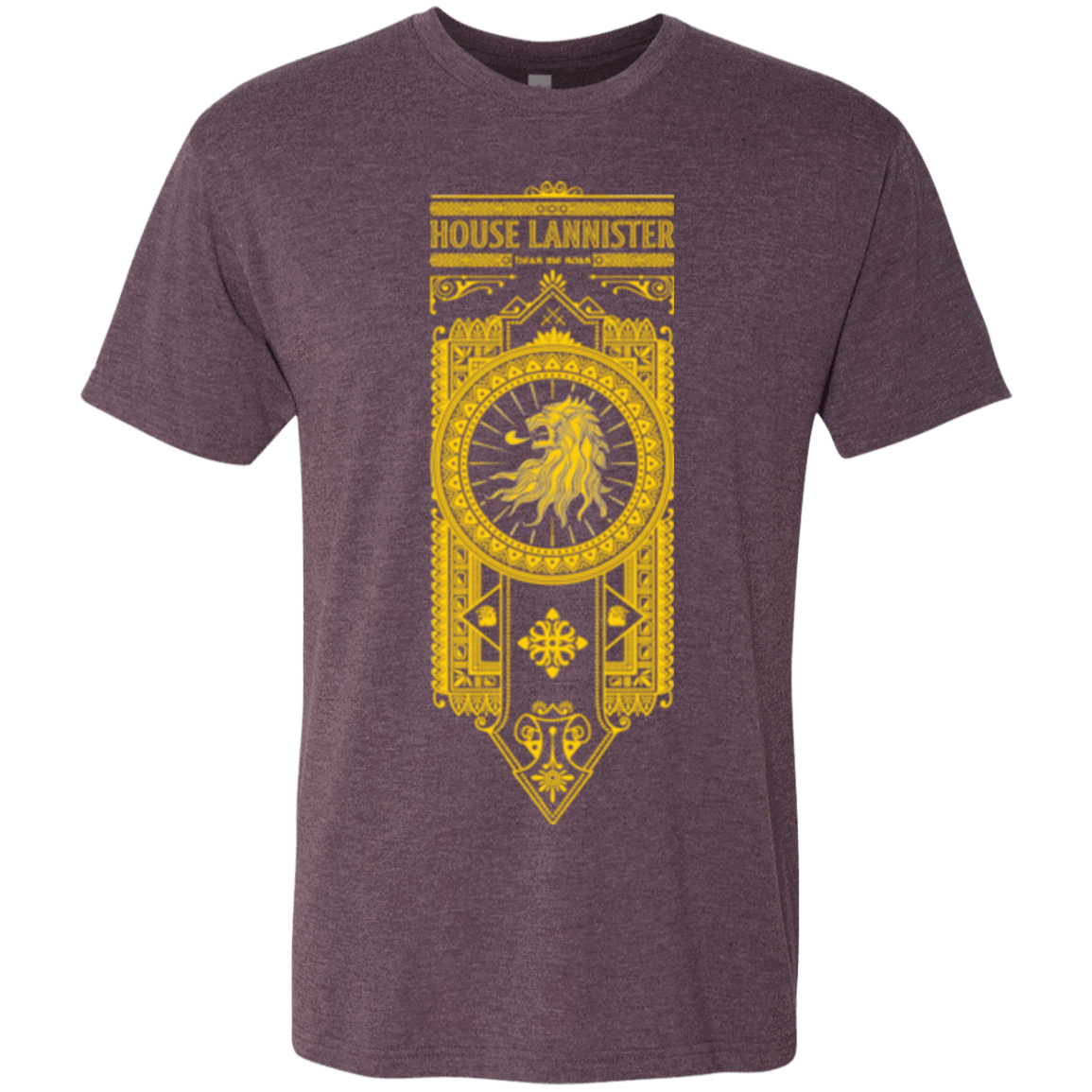 T-Shirts Vintage Purple / Small House Lannister (1) Men's Triblend T-Shirt