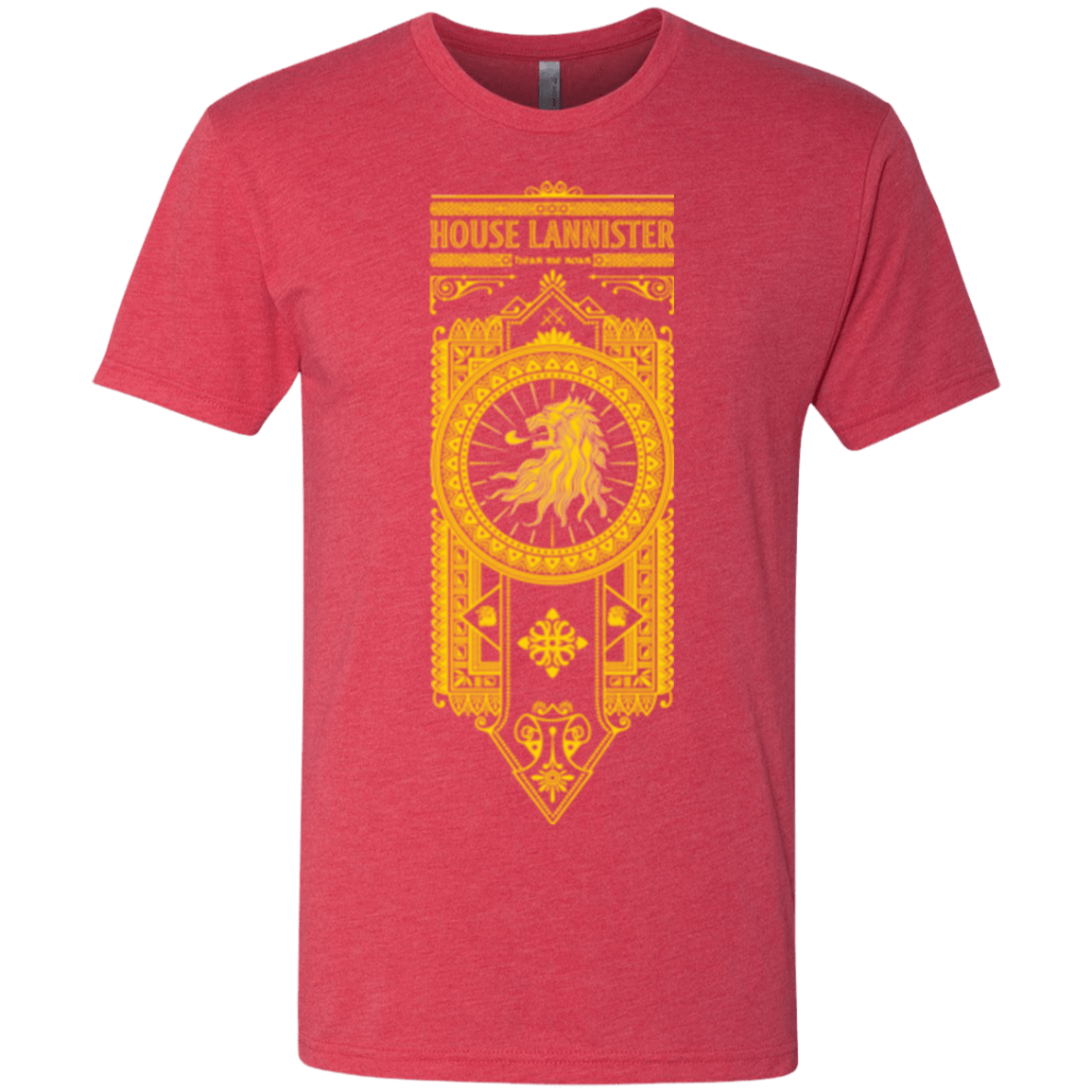 T-Shirts Vintage Red / Small House Lannister (1) Men's Triblend T-Shirt