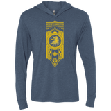 T-Shirts Indigo / X-Small House Lannister (1) Triblend Long Sleeve Hoodie Tee