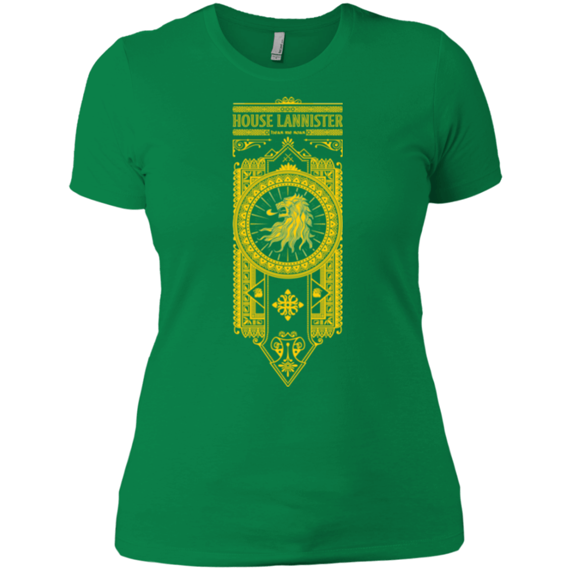 T-Shirts Kelly Green / X-Small House Lannister (1) Women's Premium T-Shirt