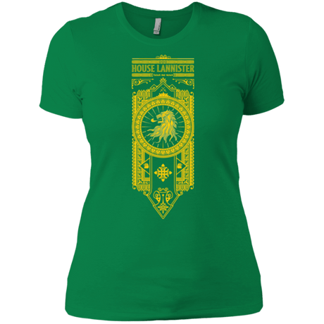 T-Shirts Kelly Green / X-Small House Lannister (1) Women's Premium T-Shirt