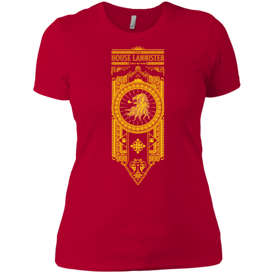 T-Shirts Red / X-Small House Lannister (1) Women's Premium T-Shirt