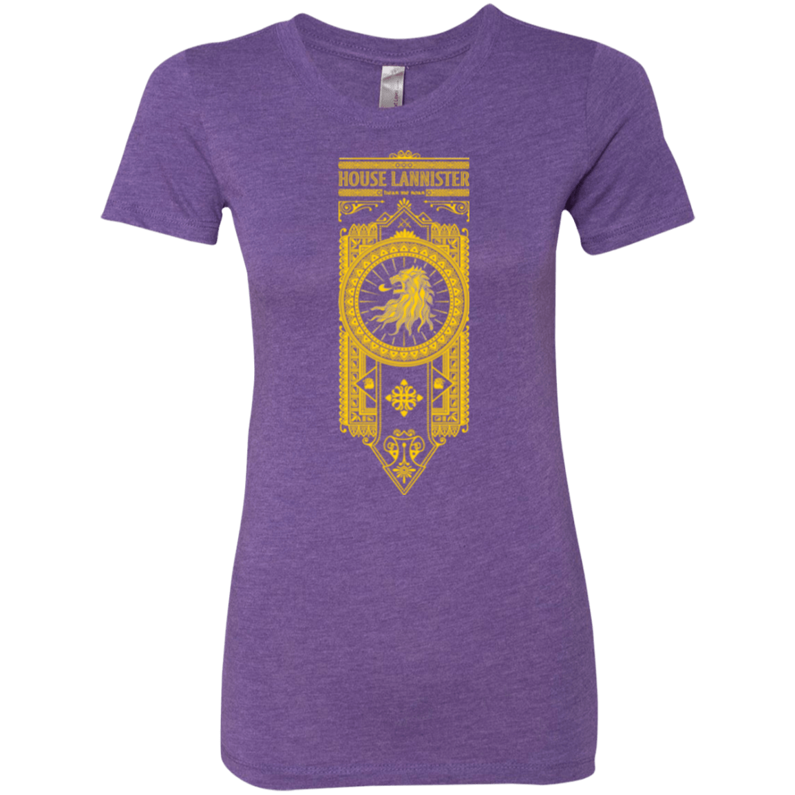 T-Shirts Purple Rush / Small House Lannister (1) Women's Triblend T-Shirt