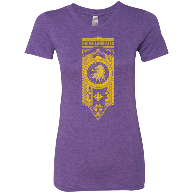 T-Shirts Purple Rush / Small House Lannister (1) Women's Triblend T-Shirt