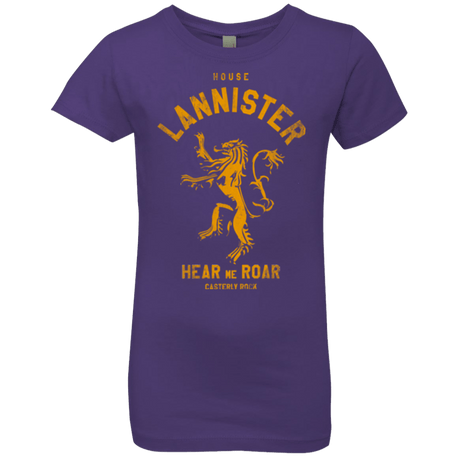 T-Shirts Purple Rush / YXS House Lannister Girls Premium T-Shirt