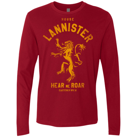 T-Shirts Cardinal / Small House Lannister Men's Premium Long Sleeve