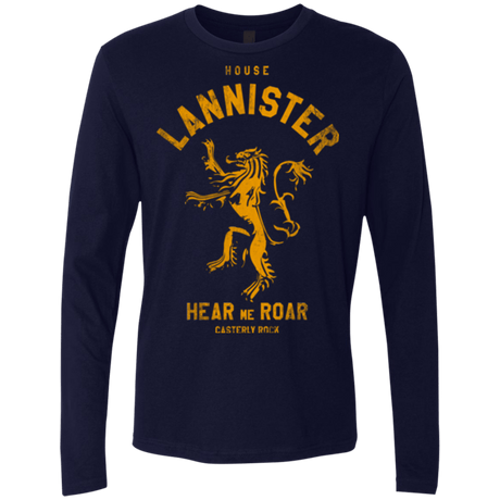 T-Shirts Midnight Navy / Small House Lannister Men's Premium Long Sleeve