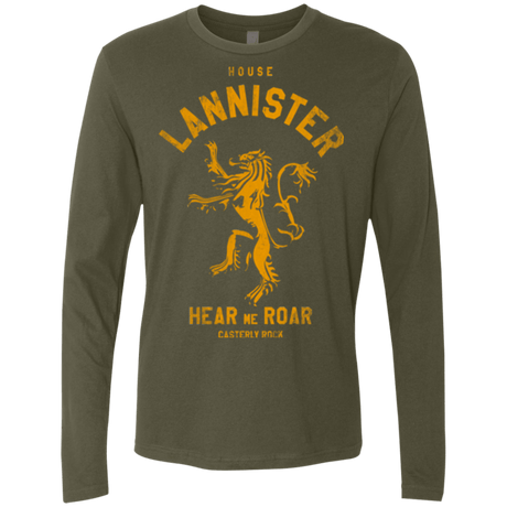 T-Shirts Military Green / Small House Lannister Men's Premium Long Sleeve