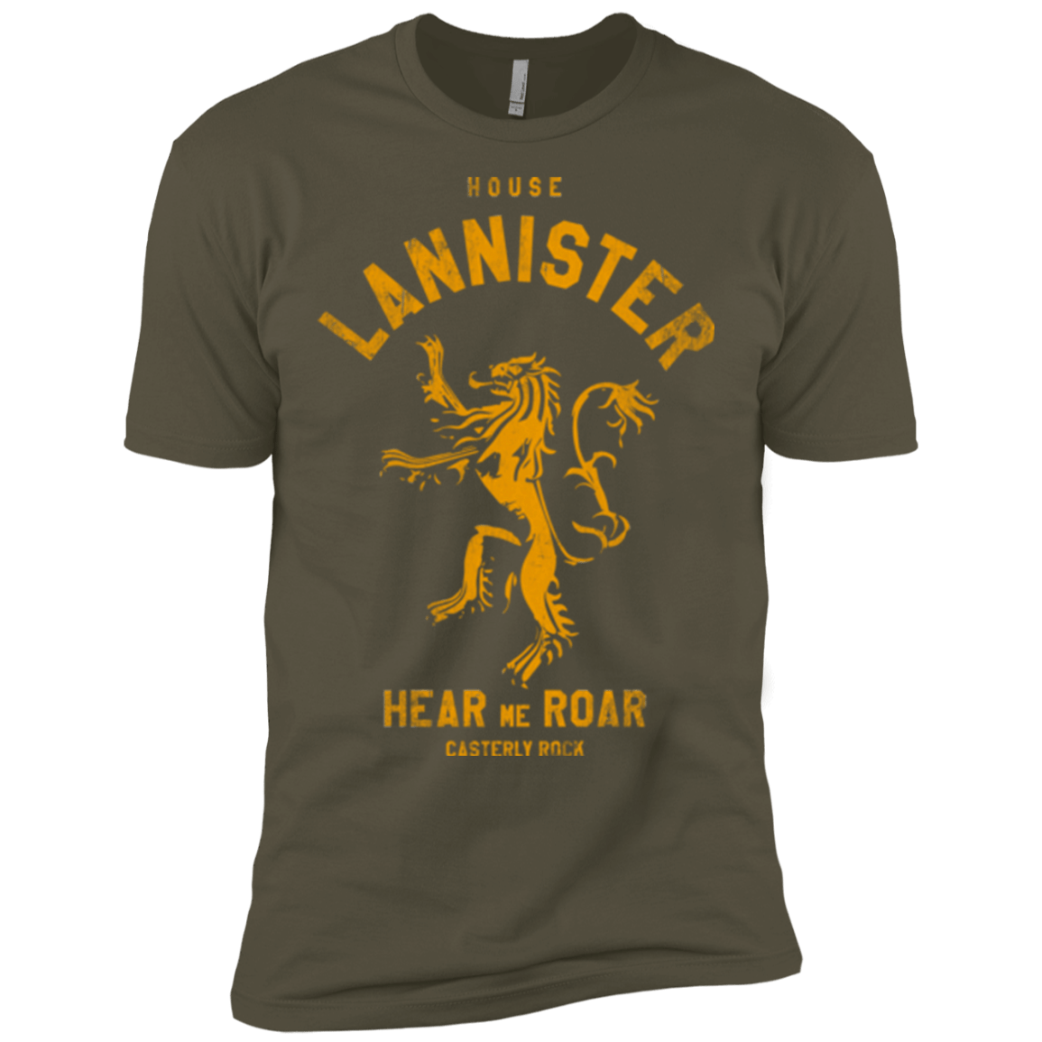 T-Shirts Military Green / X-Small House Lannister Men's Premium T-Shirt