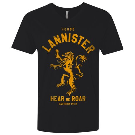 T-Shirts Black / X-Small House Lannister Men's Premium V-Neck