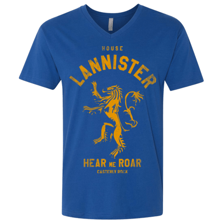 T-Shirts Royal / X-Small House Lannister Men's Premium V-Neck