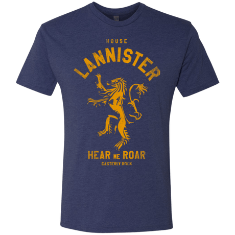 T-Shirts Vintage Navy / Small House Lannister Men's Triblend T-Shirt