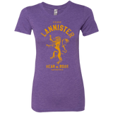 T-Shirts Purple Rush / Small House Lannister Women's Triblend T-Shirt