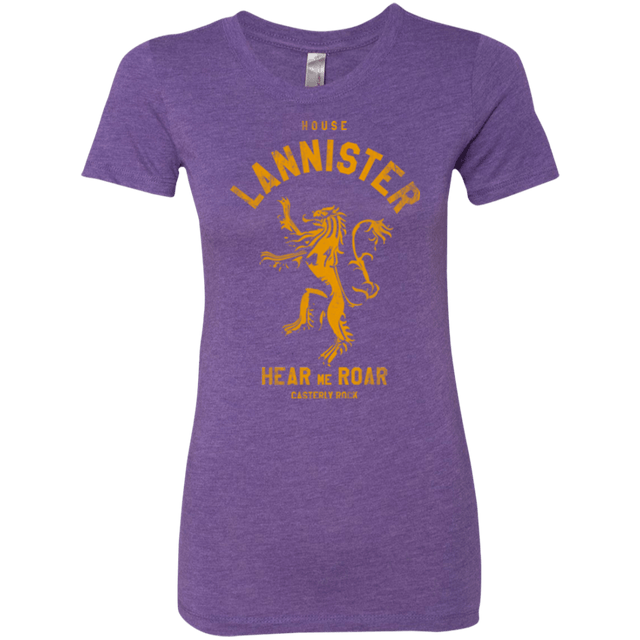 T-Shirts Purple Rush / Small House Lannister Women's Triblend T-Shirt
