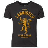 T-Shirts Vintage Black / YXS House Lannister Youth Triblend T-Shirt