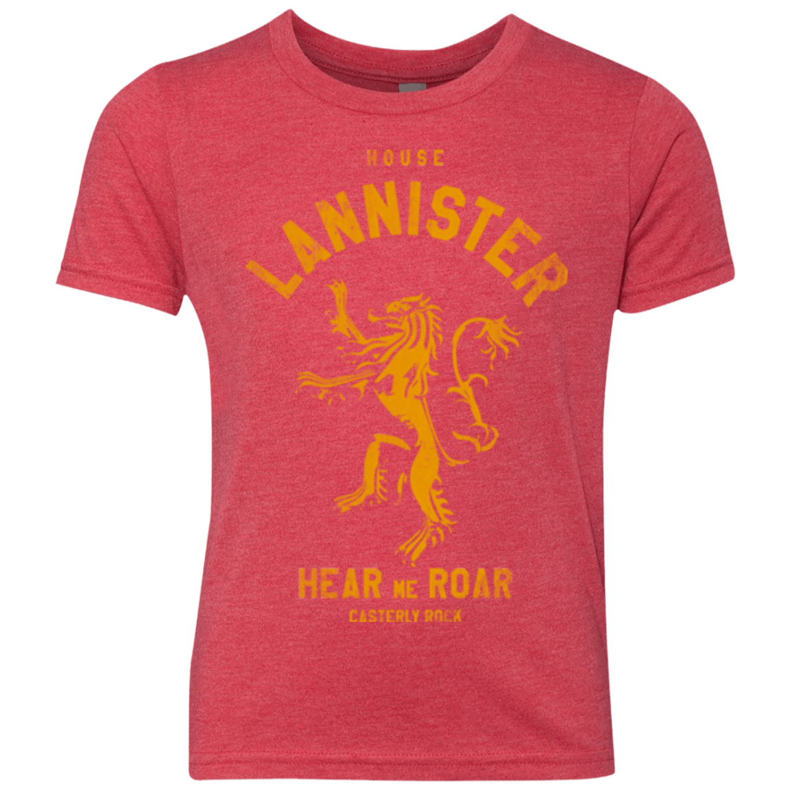 T-Shirts Vintage Red / YXS House Lannister Youth Triblend T-Shirt