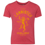 T-Shirts Vintage Red / YXS House Lannister Youth Triblend T-Shirt