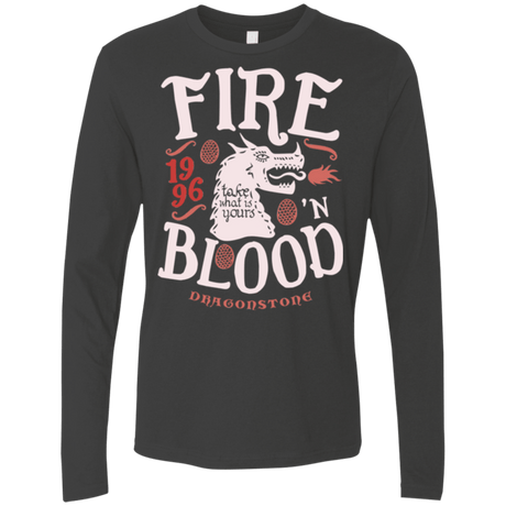 T-Shirts Heavy Metal / Small House of Dragons Men's Premium Long Sleeve