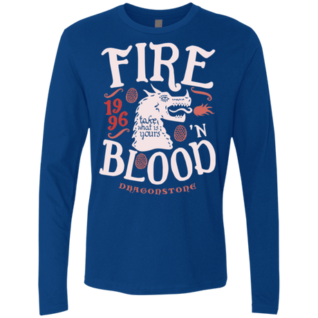 T-Shirts Royal / Small House of Dragons Men's Premium Long Sleeve