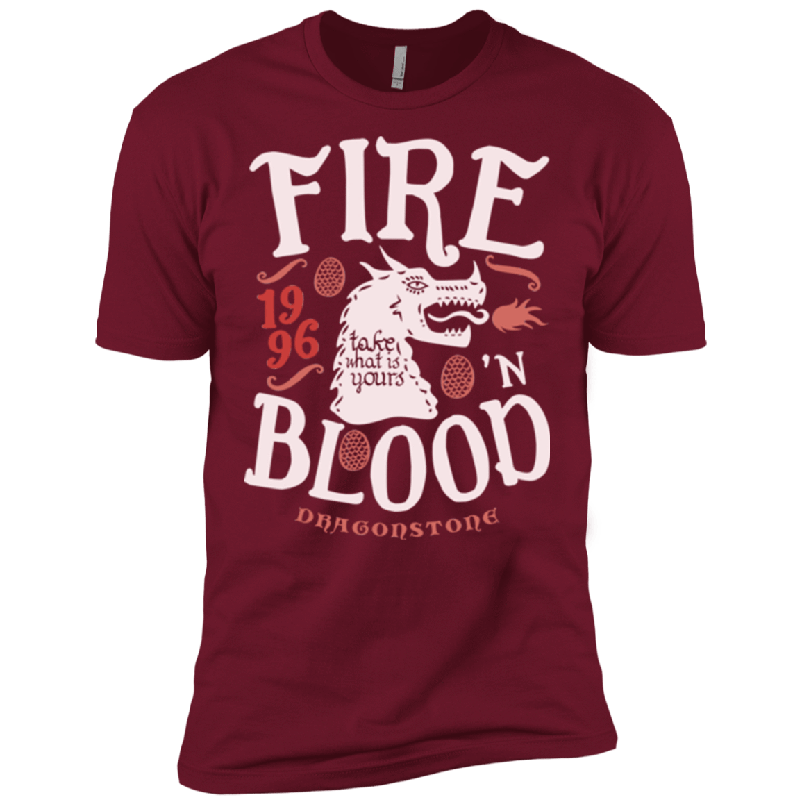 T-Shirts Cardinal / X-Small House of Dragons Men's Premium T-Shirt