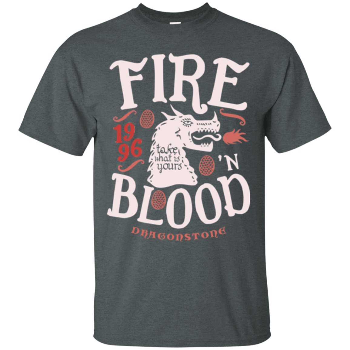 T-Shirts Dark Heather / Small House of Dragons T-Shirt