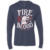T-Shirts Vintage Navy / X-Small House of Dragons Triblend Long Sleeve Hoodie Tee