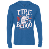 T-Shirts Vintage Royal / X-Small House of Dragons Triblend Long Sleeve Hoodie Tee