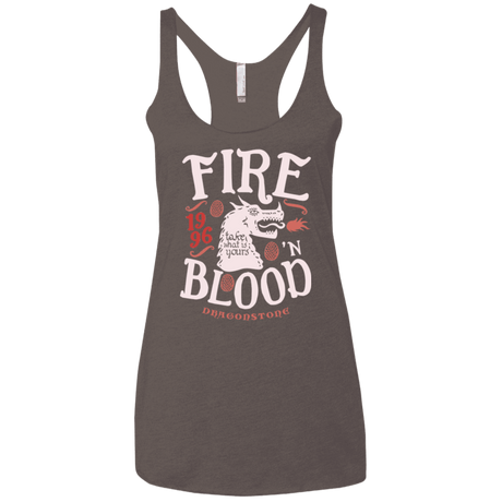 T-Shirts Macchiato / X-Small House of Dragons Women's Triblend Racerback Tank