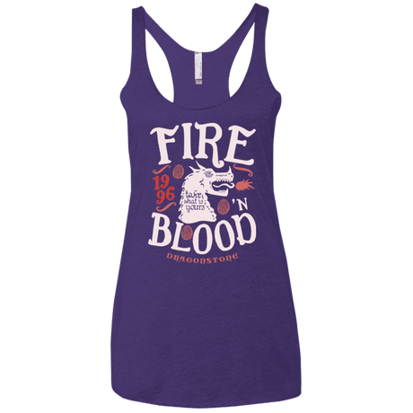 T-Shirts Purple / X-Small House of Dragons Women's Triblend Racerback Tank