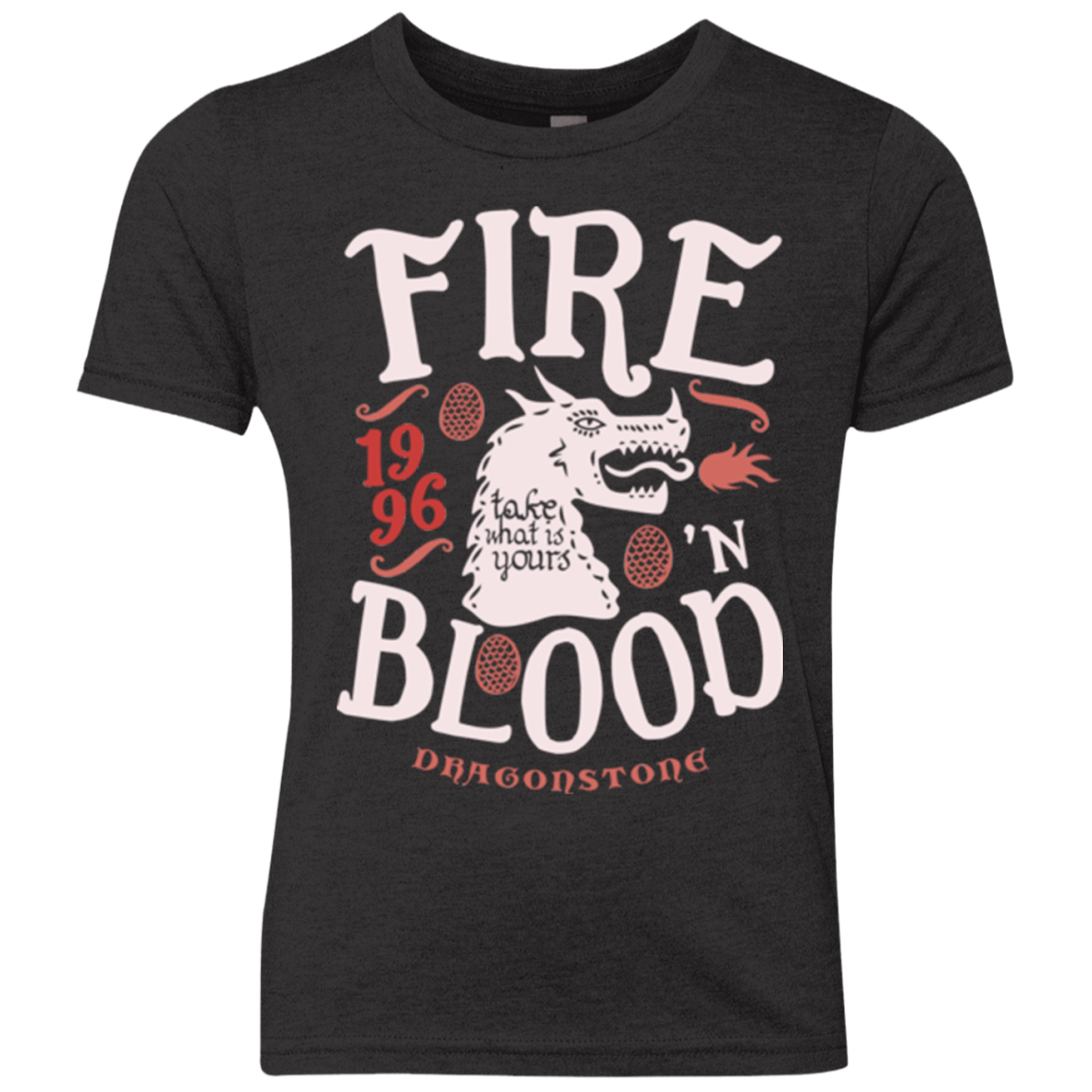 T-Shirts Vintage Black / YXS House of Dragons Youth Triblend T-Shirt