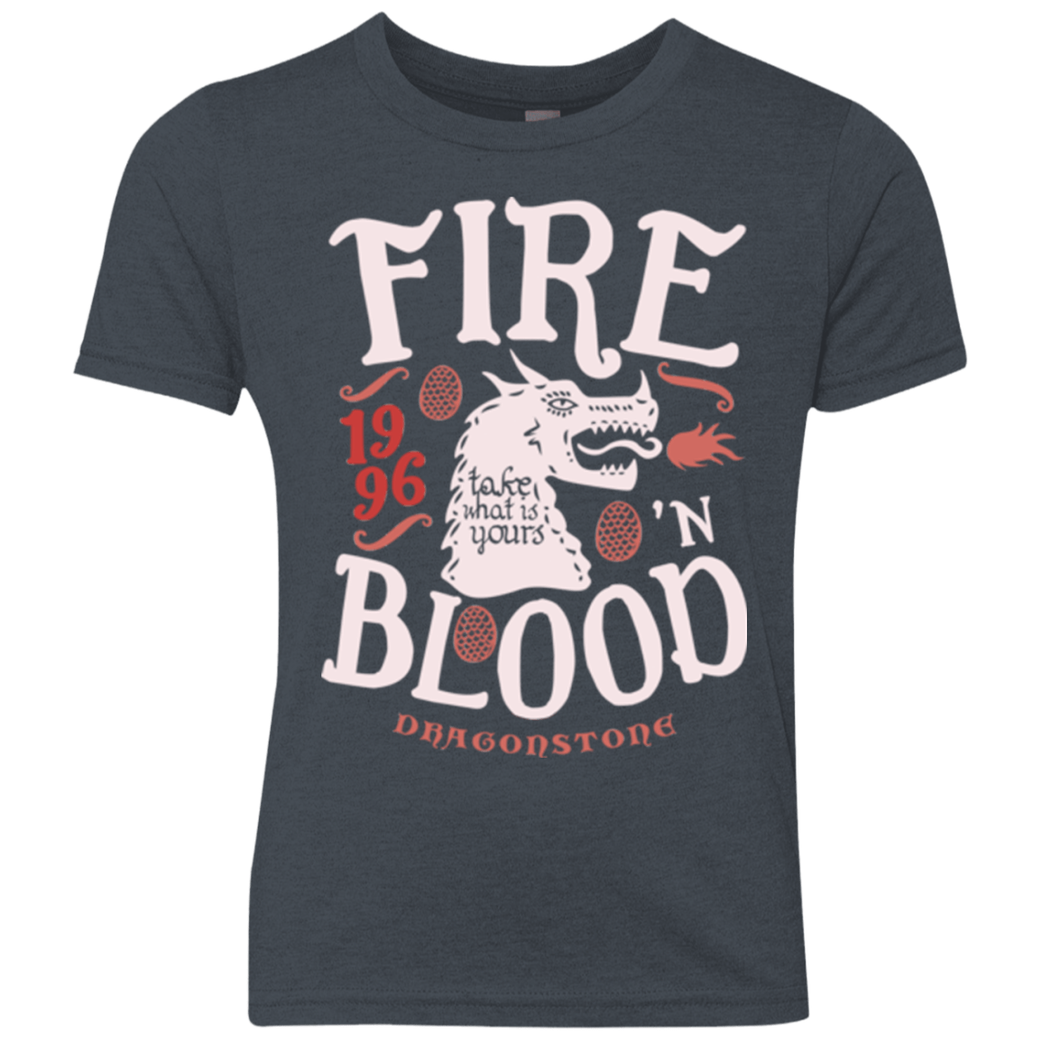 T-Shirts Vintage Navy / YXS House of Dragons Youth Triblend T-Shirt