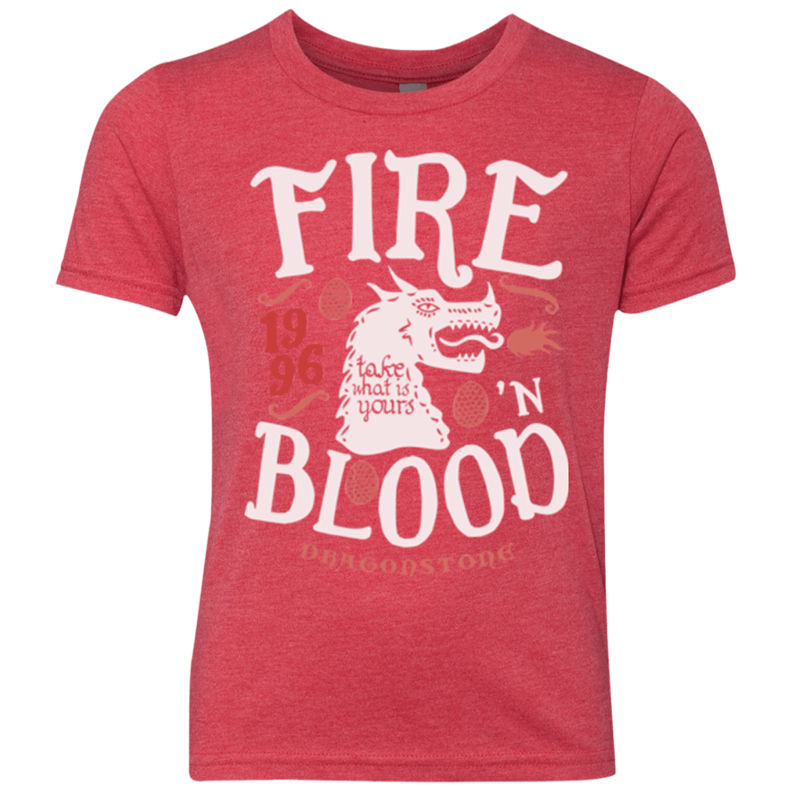 T-Shirts Vintage Red / YXS House of Dragons Youth Triblend T-Shirt