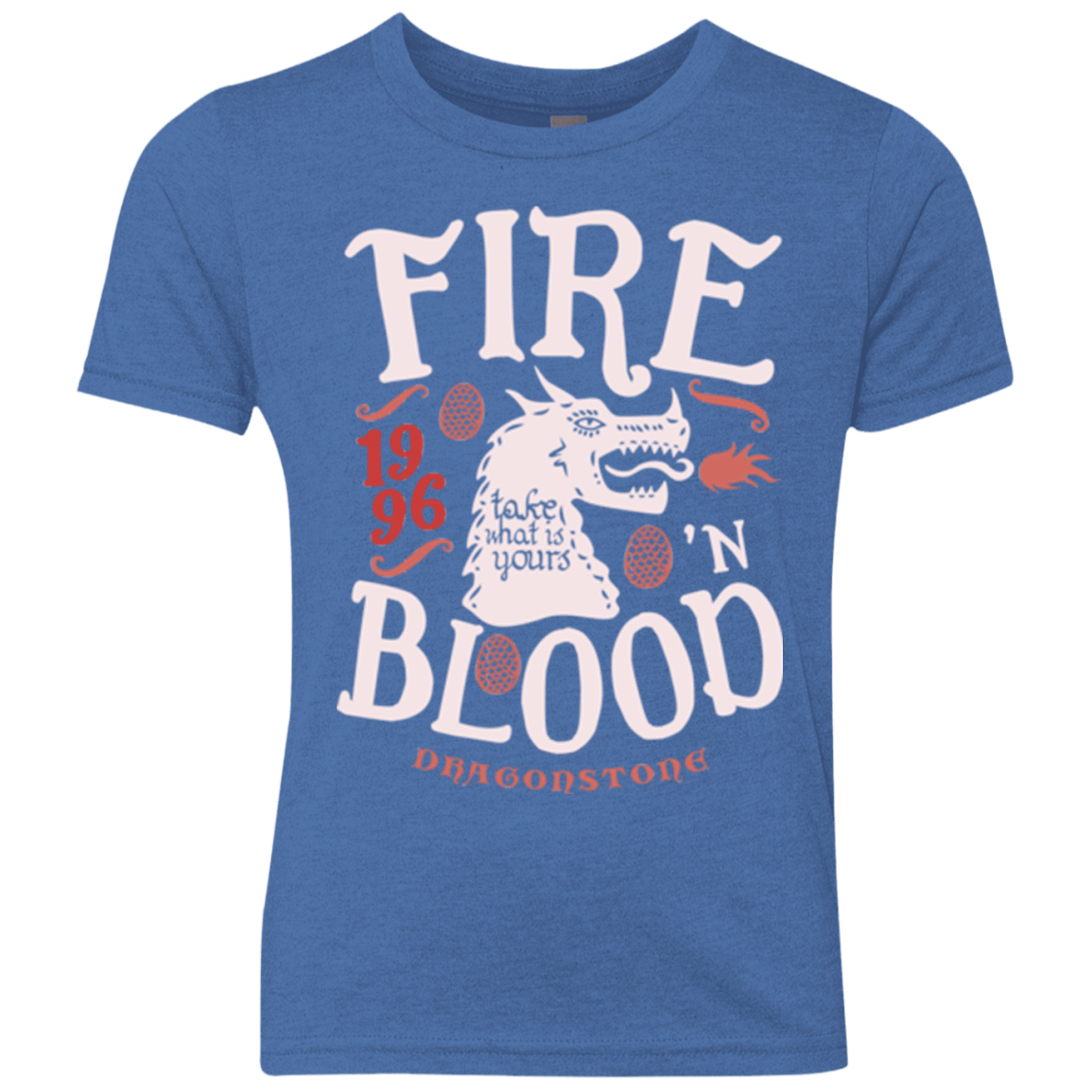 T-Shirts Vintage Royal / YXS House of Dragons Youth Triblend T-Shirt