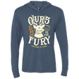 T-Shirts Indigo / X-Small House of Fury Triblend Long Sleeve Hoodie Tee