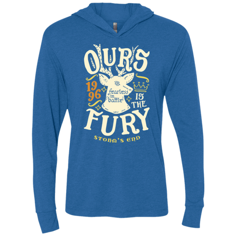 T-Shirts Vintage Royal / X-Small House of Fury Triblend Long Sleeve Hoodie Tee