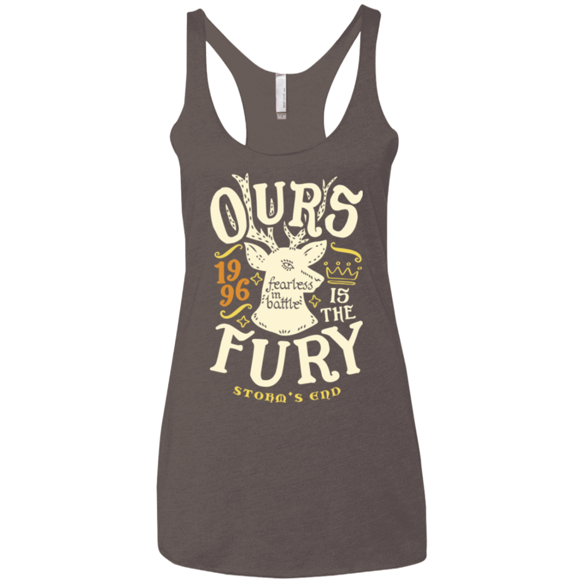 T-Shirts Macchiato / X-Small House of Fury Women's Triblend Racerback Tank