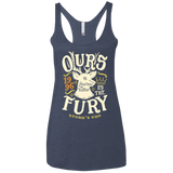 T-Shirts Vintage Navy / X-Small House of Fury Women's Triblend Racerback Tank